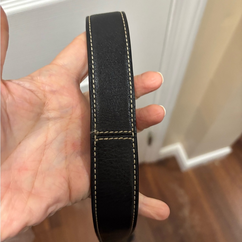 Coach VINTAGE Y2K E065-10402 Swingpack Crossbody Black Jacquard/Leather Trim GUC - Picture 11 of 15